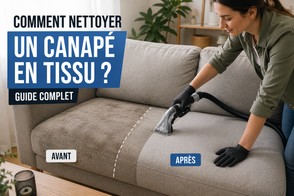 comment nettoyer un canapé en tissu